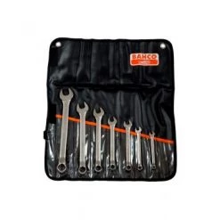 Bahco 1952M/7T - Jeu de clés mixtes à cliquet contre-coudées, dimensions métriques - 7 pcs/pochette