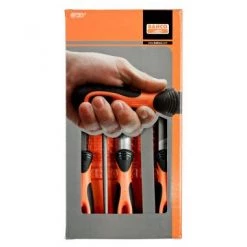 Bahco 1-478-08-1-2 - Jeu de limes ERGO™ 4 bâtardes/1 mi-douce 200 mm - 5 pcs