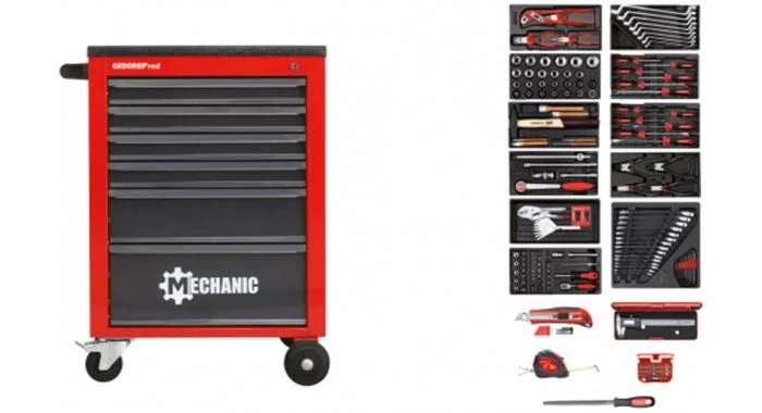 Gedore RED R21560002 Servante d'outils 164pcs - 6 tiroirs 3 Gedore RED R21560002 Servante d'outils 164pcs - 6 tiroirs