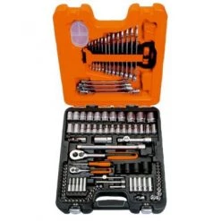 Bahco S108 - Jeu de douilles 1/4'' et 1/2'' avec jeu de clés mixtes/douilles tournevis