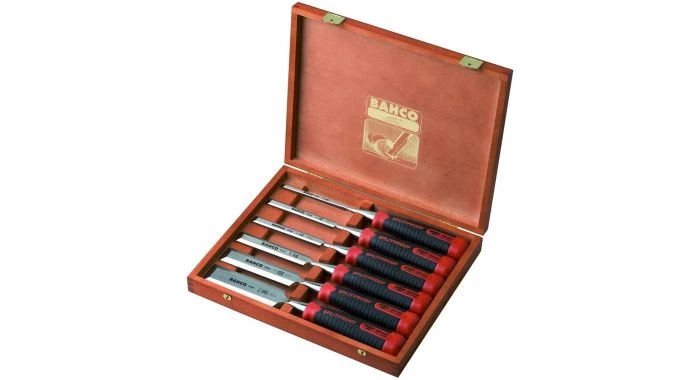 Bahco 434-S6-EUR - Jeu de ciseaux à bois anti-fissures ERGO™ - 6 pcs/coffret en bois 3 Bahco 434-S6-EUR - Jeu de ciseaux à bois anti-fissures ERGO™ - 6 pcs/coffret en bois